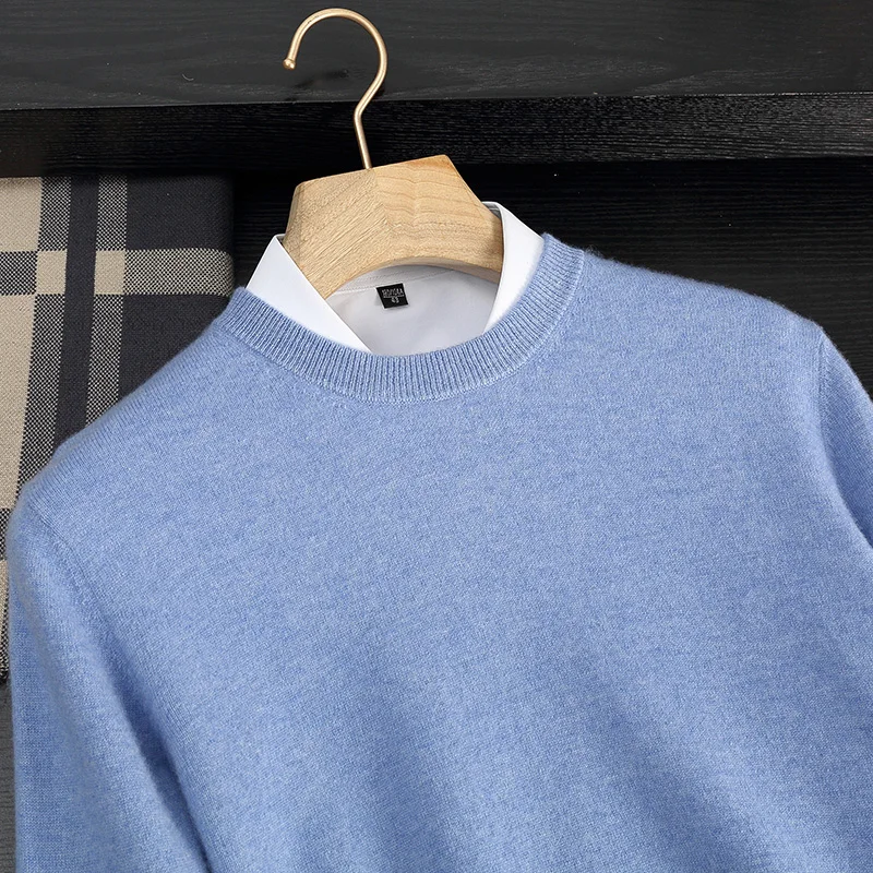 Autumn And Winter Round Neck 100% Pure Wool Men's Knitted Pullover Sweater Loose Large Size Casual Cashmere Bottoming Shirt
Autumn And Winter Round Neck 100% Pure Wool Men's Knitted Pullover Sweater Loose Large Size Casual Cashmere Bottoming Shirt