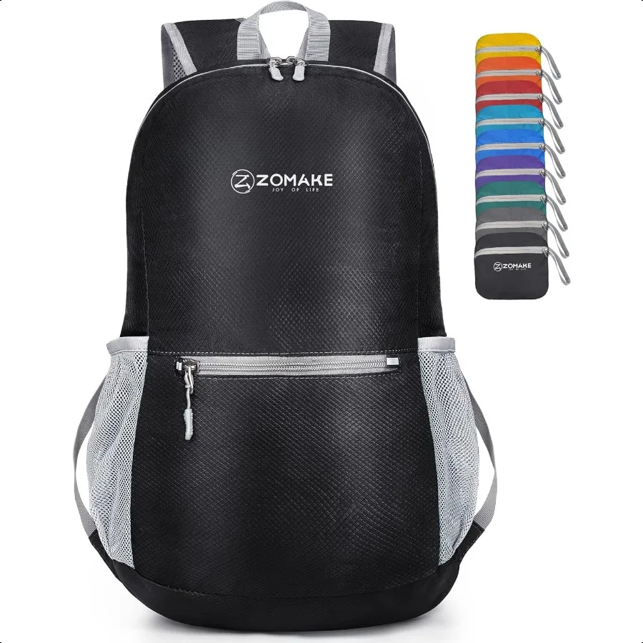 Ultra Lightweight Hiking Backpack 20L Packable Small Backpacks Water Resistant Daypack for Women Men Black
Ultra Lightweight Hiking Backpack 20L Packable Small Backpacks Water Resistant Daypack for Women Men Black