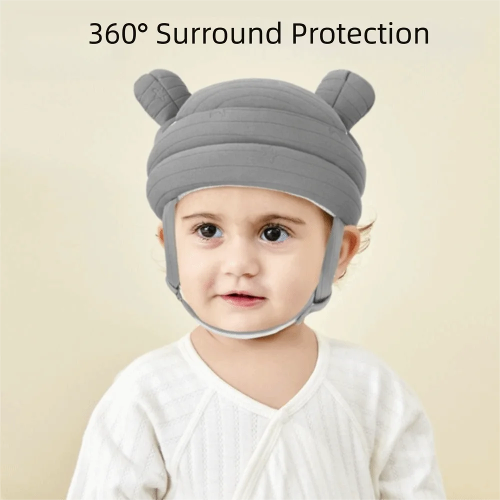 Soft Padding Baby Walking Head Protector Adjustable Straps Lightweight Children's Anti-collision Pad Lovely Bear Ears
Soft Padding Baby Walking Head Protector Adjustable Straps Lightweight Children's Anti-collision Pad Lovely Bear Ears