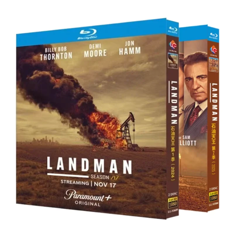 BD Blu-ray High-Definition US TV Series Oil Baron Seasons 1–2 Land Man 4-Disc Box Set
BD Blu-ray High-Definition US TV Series Oil Baron Seasons 1–2 Land Man 4-Disc Box Set