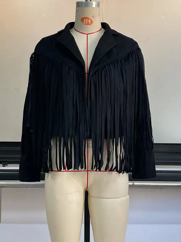 Women's Short Velvet Jacket Leather Coat Deer Skin Fleece Turn-down Collar Tassel Detail Autumn Outerwear Fashionable Ladies'...
Women's Short Velvet Jacket Leather Coat Deer Skin Fleece Turn-down Collar Tassel Detail Autumn Outerwear Fashionable Ladies'...