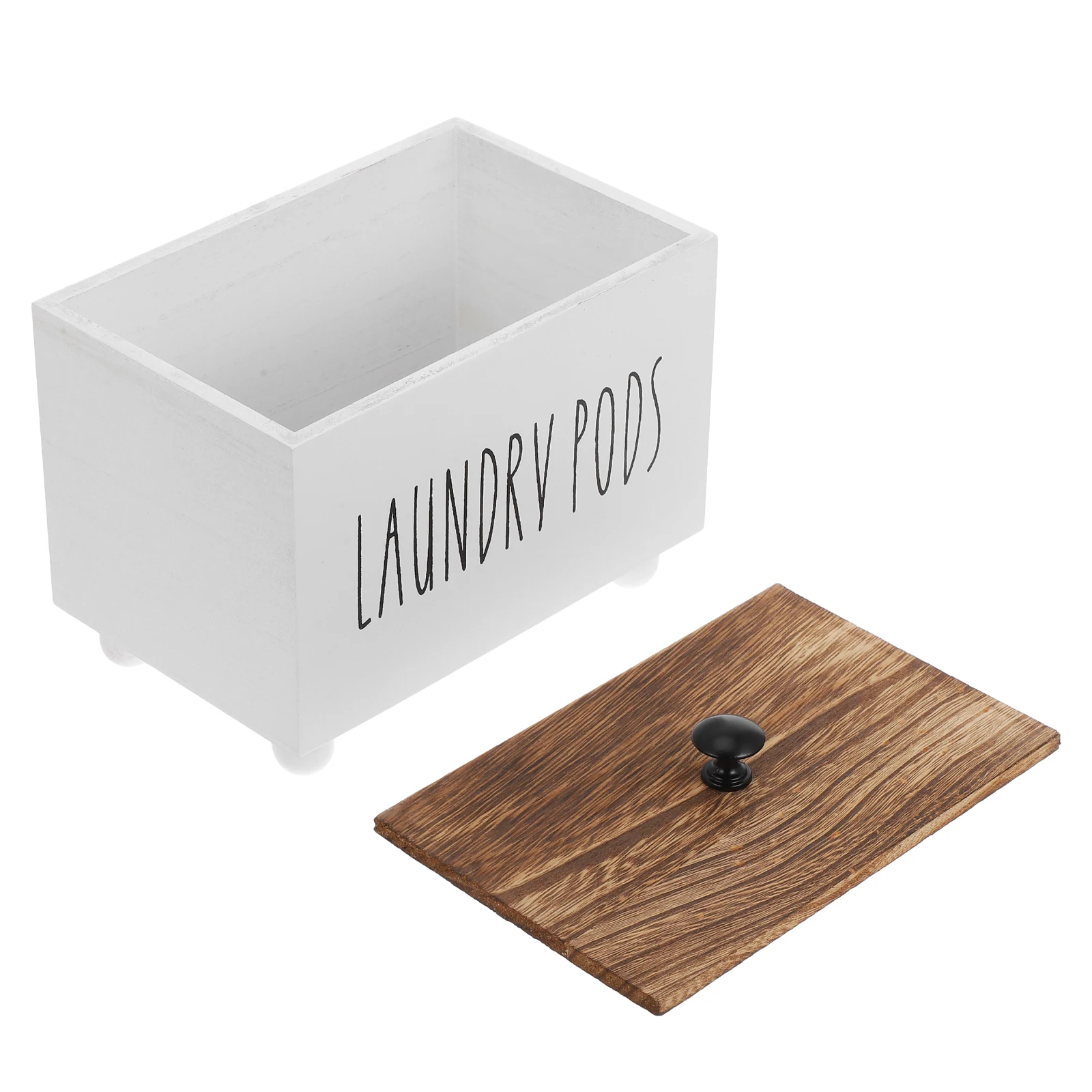 Laundry Pod Container with Lid Rustic Wood Farmhouse Organizer for Laundry Room Storage and Bathroom Countertop Essentials Dryer
Laundry Pod Container with Lid Rustic Wood Farmhouse Organizer for Laundry Room Storage and Bathroom Countertop Essentials Dryer