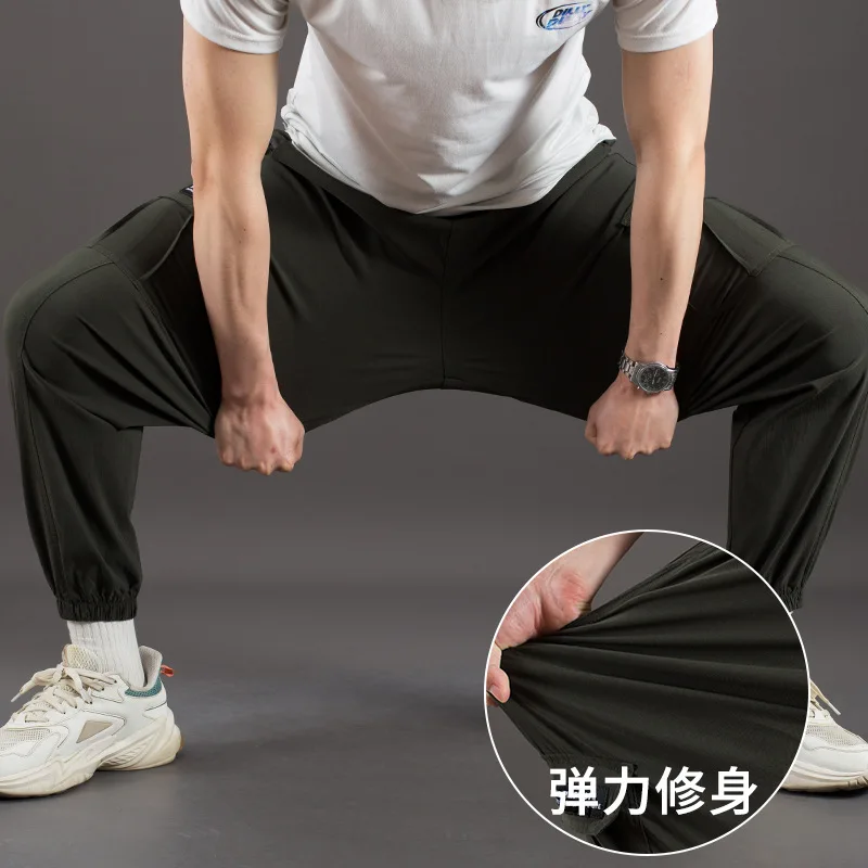 Super Elastic Pants Men's Multi Pocket Cargo Pants Elastic Waist Jogging Pants Men Black Pants Sweatpants Leisure Streetwear
Super Elastic Pants Men's Multi Pocket Cargo Pants Elastic Waist Jogging Pants Men Black Pants Sweatpants Leisure Streetwear