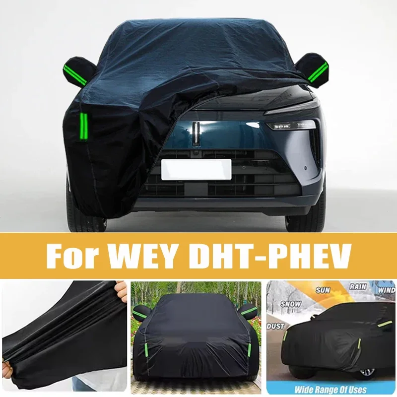 For WEY DHT-PHEV Full Car Cover Four Seasons Outdoor Sun Anti UV Rain Snow Dust Protection Oxford Cloth Accessories
For WEY DHT-PHEV Full Car Cover Four Seasons Outdoor Sun Anti UV Rain Snow Dust Protection Oxford Cloth Accessories