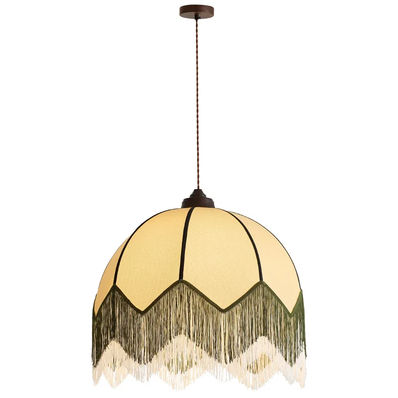 French retro restaurant chandelier, new B & B hotel tassel, fabric art American designer, model room chandelier
French retro restaurant chandelier, new B & B hotel tassel, fabric art American designer, model room chandelier