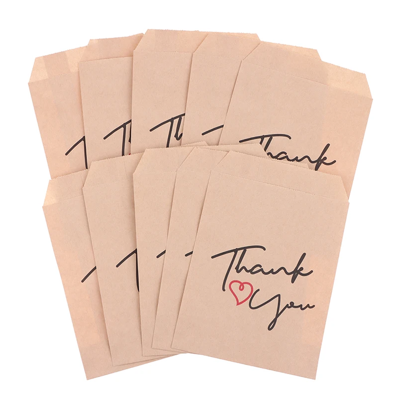25Pcs 13*18cm Disposable Eco-friendly "Thank You" Paper Gift Bags Kraft Favor Bags Flat Cookie Candy Snack Dessert Packaging Bag
25Pcs 13*18cm Disposable Eco-friendly "Thank You" Paper Gift Bags Kraft Favor Bags Flat Cookie Candy Snack Dessert Packaging Bag