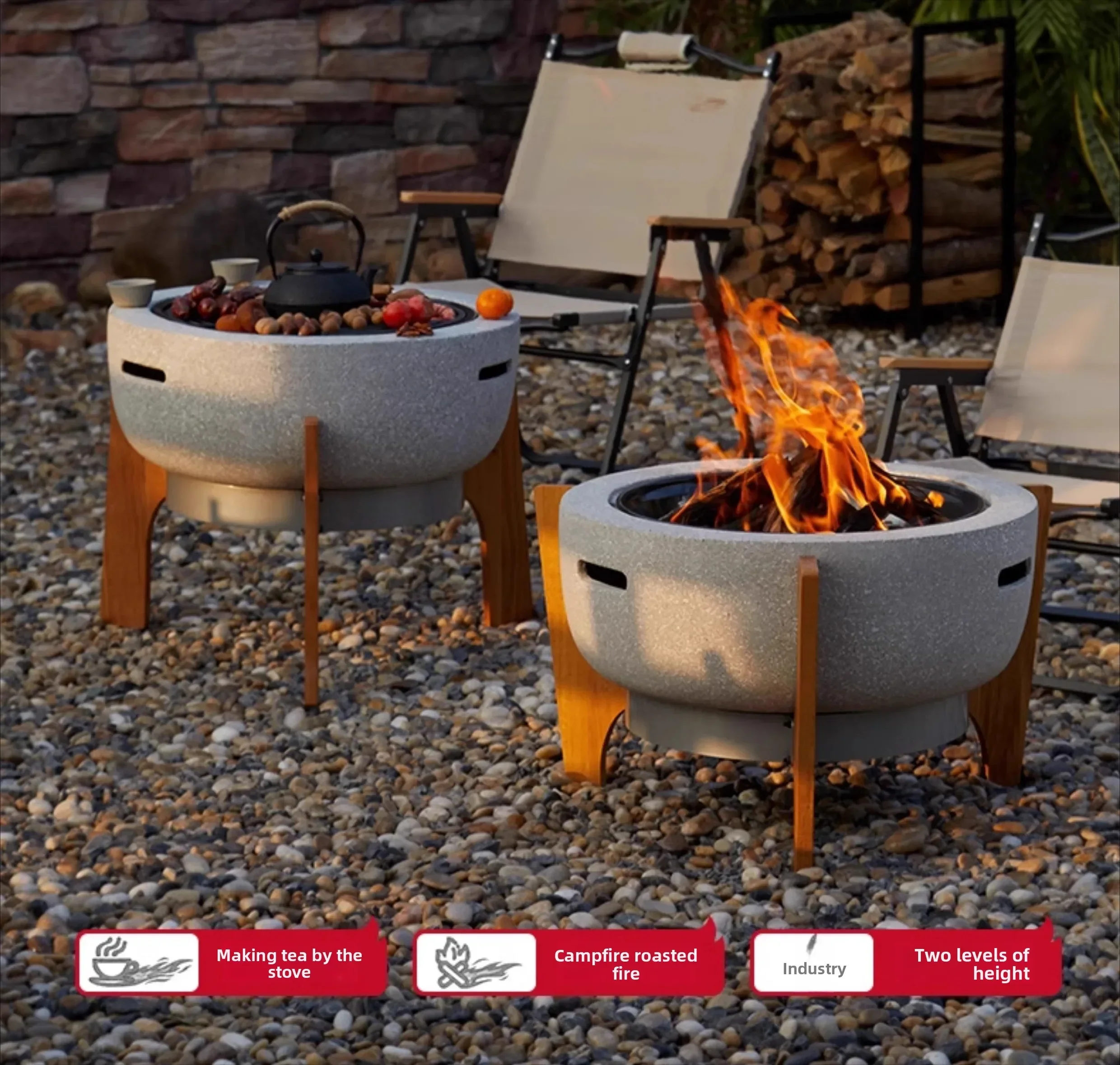Grill making tea grill stove set indoor household barbecue grill barbecue charcoal stove winter heating stove courtyard outdoor
Grill making tea grill stove set indoor household barbecue grill barbecue charcoal stove winter heating stove courtyard outdoor
