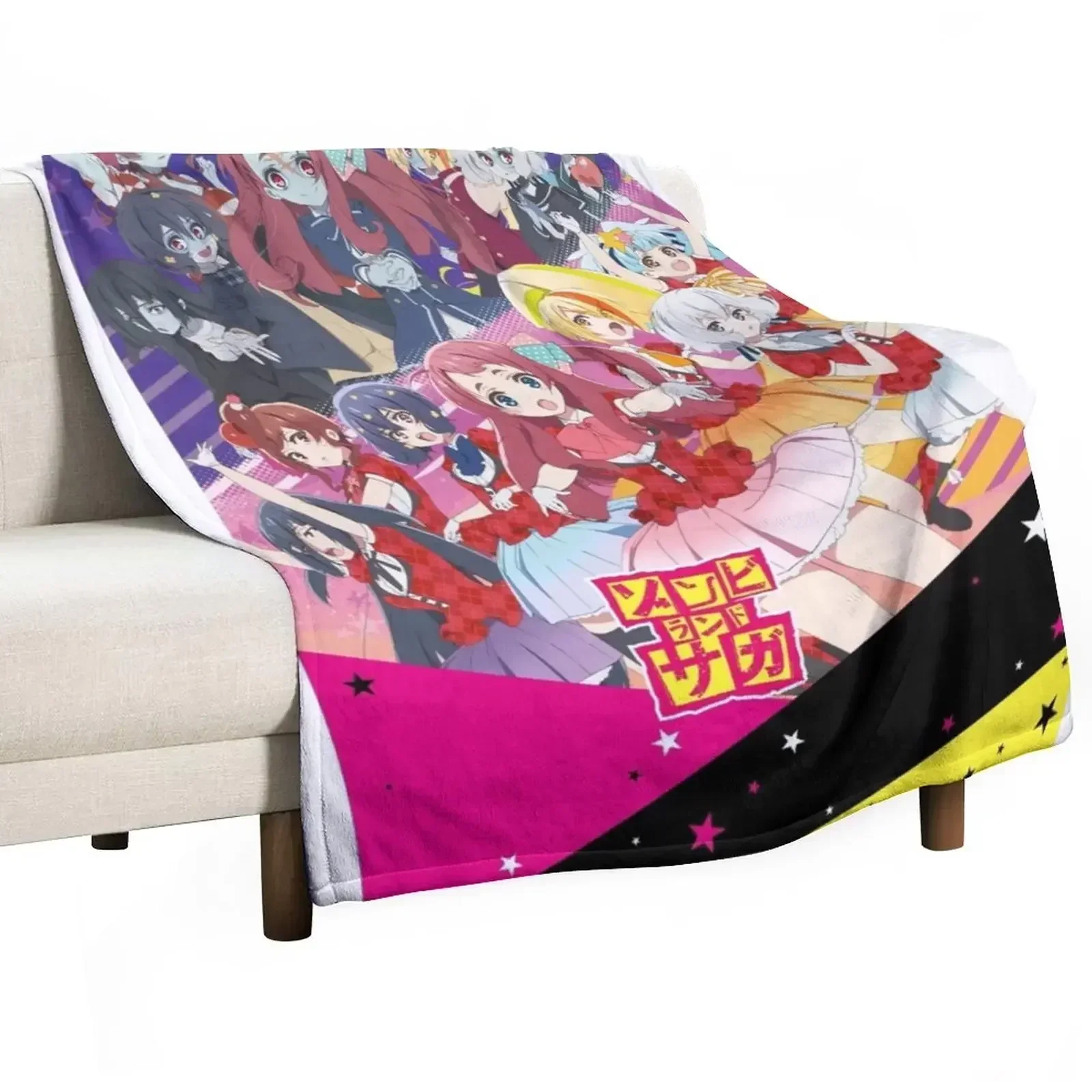 Zombieland Saga characters Throw Blanket Soft Solid Color Blanket for Couch Bed
Zombieland Saga characters Throw Blanket Soft Solid Color Blanket for Couch Bed