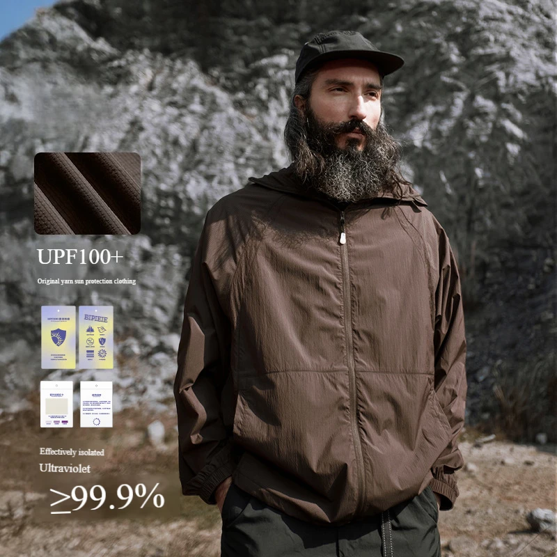 Unisex UPF 100+ Lightweight Original Yarn Hooded Sun Protection Jacket - 2025 Spring/Summer Outdoor Jacket for Men & Women
Unisex UPF 100+ Lightweight Original Yarn Hooded Sun Protection Jacket - 2025 Spring/Summer Outdoor Jacket for Men & Women