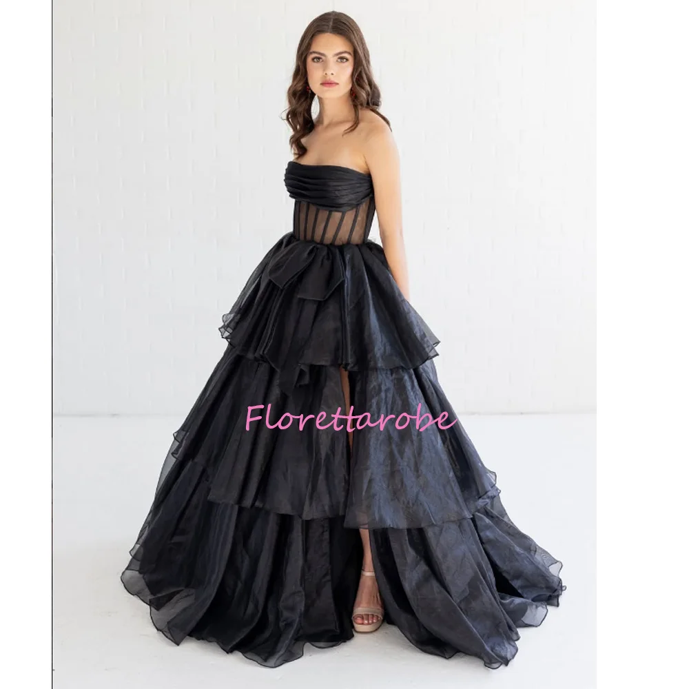 Customized Sexy Side Slit Evening Dresses Elegant Black Backless Dress Exquisite High Quality Prom Party Gowns
Customized Sexy Side Slit Evening Dresses Elegant Black Backless Dress Exquisite High Quality Prom Party Gowns