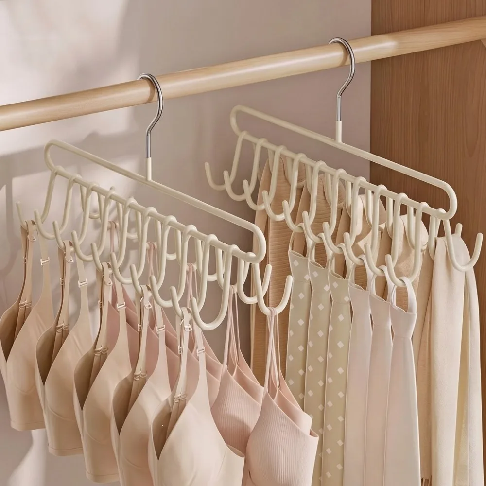 2PCS Practical 20 Hooks Camisole Bra Hook Space Saving Metal Vest Rack Non-slip Clothes Drying Rack Bedroom
2PCS Practical 20 Hooks Camisole Bra Hook Space Saving Metal Vest Rack Non-slip Clothes Drying Rack Bedroom