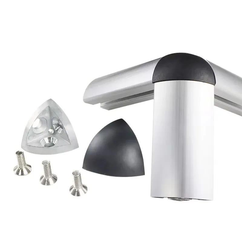 4/10pcs 3030R 4040R 2020R Arc Curved 3 Way Corner Bracket Connector Metal Cover Plastic Cover With screws Aluminum Profile
4/10pcs 3030R 4040R 2020R Arc Curved 3 Way Corner Bracket Connector Metal Cover Plastic Cover With screws Aluminum Profile