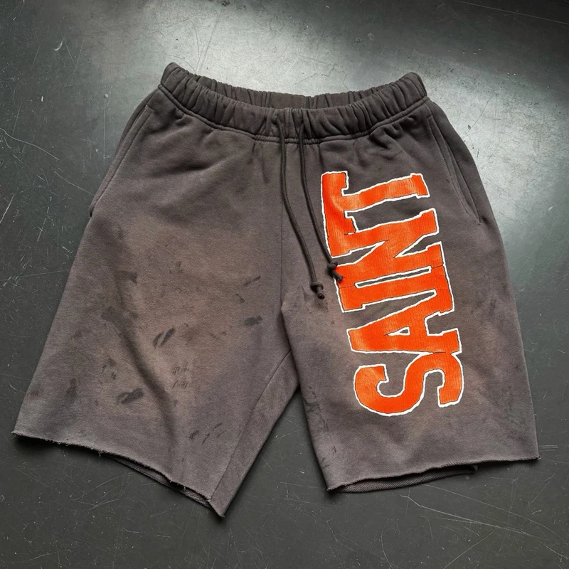 Men's Casual Relaxed American Style Saint Shorts Summer Comfortable Letter Printed Pants
Men's Casual Relaxed American Style Saint Shorts Summer Comfortable Letter Printed Pants