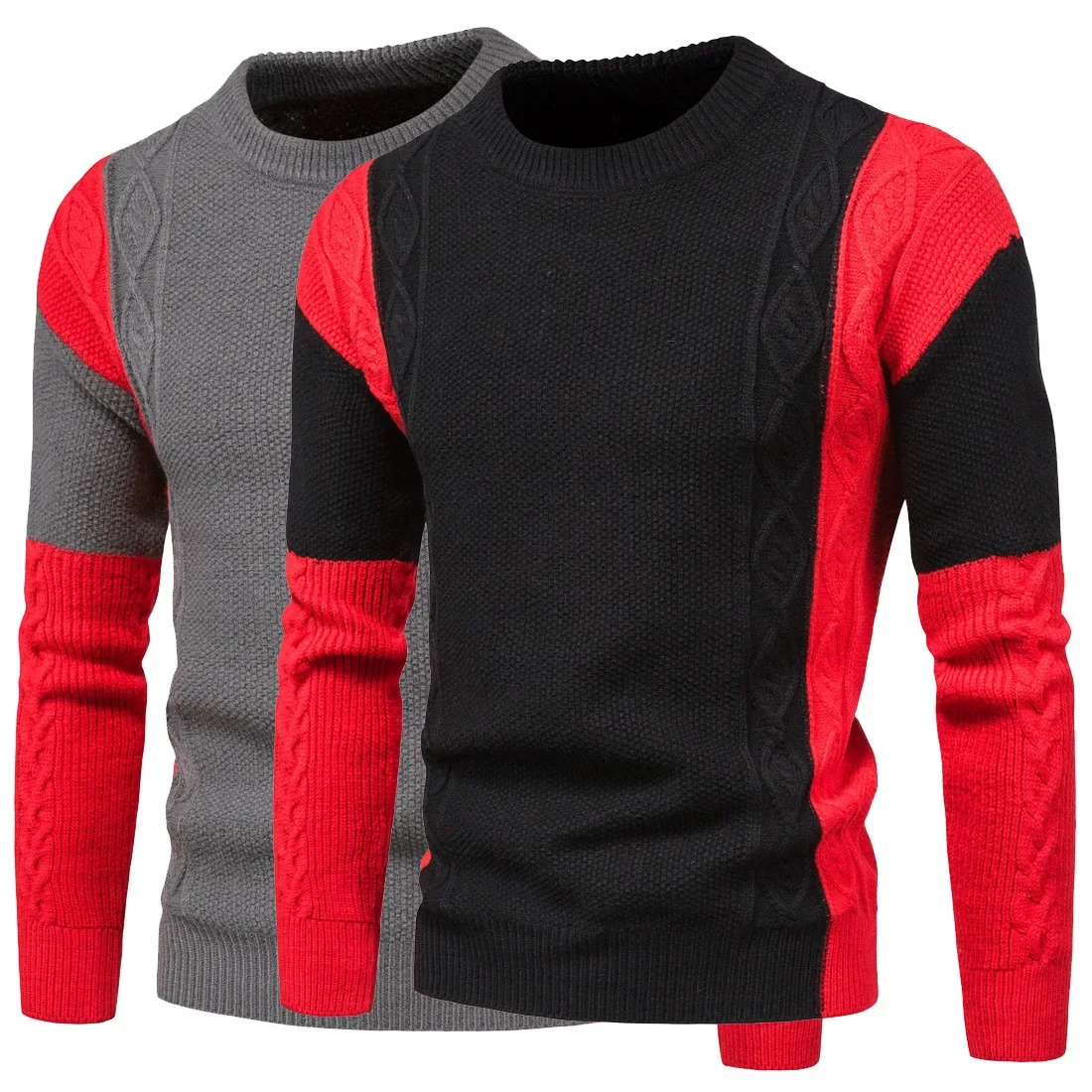 2023 Autumn New Men's Fashion Casual Jacquard Knitwear Fashion Contrast Bottom Sweater
2023 Autumn New Men's Fashion Casual Jacquard Knitwear Fashion Contrast Bottom Sweater
