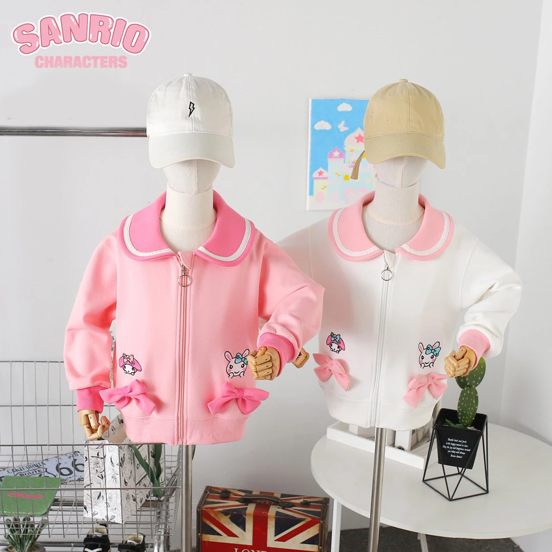 Kawaii Sanrio My Melody куртка для девочек кардиган с длинным рукавом из чистого хлопка Аниме Спорт и досуг весна осень детские топы подарок
Kawaii Sanrio My Melody куртка для девочек кардиган с длинным рукавом из чистого хлопка Аниме Спорт и досуг весна осень детские топы подарок