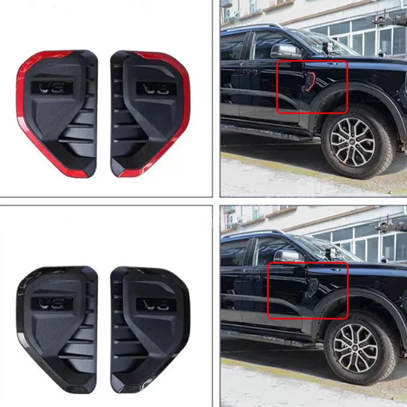 For Ford Ranger T9 2024 Accessories Black Car Side Fender Air Vent Hood Sticker Outlet Cover Decorative Modification Decorations
For Ford Ranger T9 2024 Accessories Black Car Side Fender Air Vent Hood Sticker Outlet Cover Decorative Modification Decorations