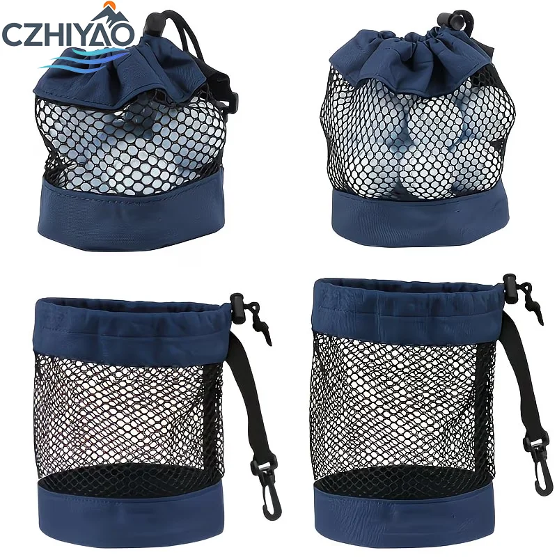 CZHIYAO Drawstring Mesh Golf Ball Storage Bag, Portable Golf Ball Carry Pouch Holds 25/50/120 Balls for Driving Range & Course
CZHIYAO Drawstring Mesh Golf Ball Storage Bag, Portable Golf Ball Carry Pouch Holds 25/50/120 Balls for Driving Range & Course