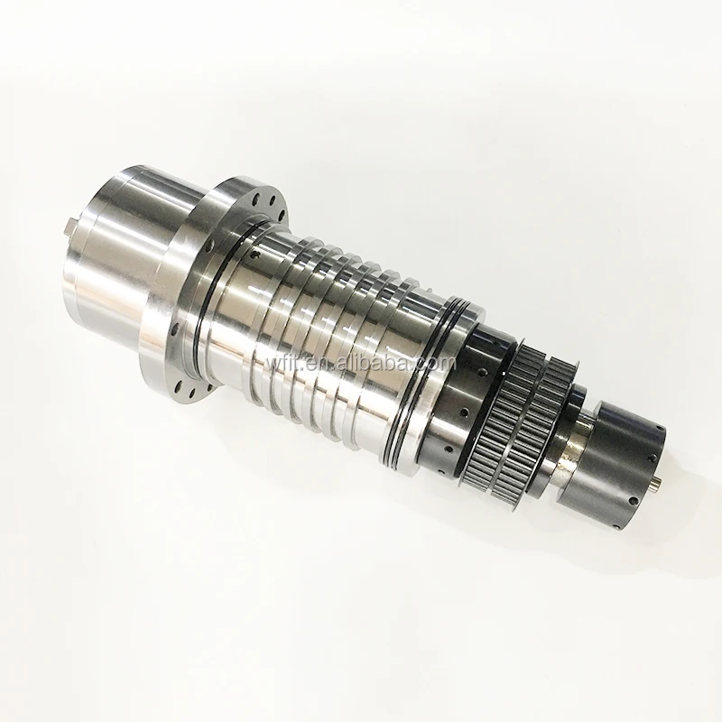 BT40 8000 rpm Automatic tool change (ATC) Belt driven spindle with CTS for numerical control milling
BT40 8000 rpm Automatic tool change (ATC) Belt driven spindle with CTS for numerical control milling
