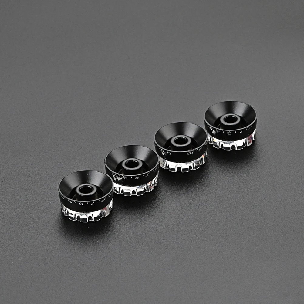 4pcs Guitar Volume Knob Potentiometer Hats For Electric Bass Sound Control Durable Plastic Instrument Accessories Guitar Knobs
4pcs Guitar Volume Knob Potentiometer Hats For Electric Bass Sound Control Durable Plastic Instrument Accessories Guitar Knobs