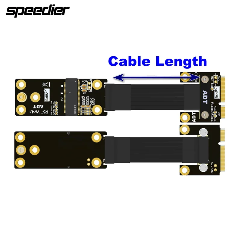 Add On Card PCIe 4.0 Gen4 Mini PCIe To M.2 Key A.E Riser Card Adapter MPCIe To M.2 WiFi Extension Cable For Motherboard Extender
Add On Card PCIe 4.0 Gen4 Mini PCIe To M.2 Key A.E Riser Card Adapter MPCIe To M.2 WiFi Extension Cable For Motherboard Extender