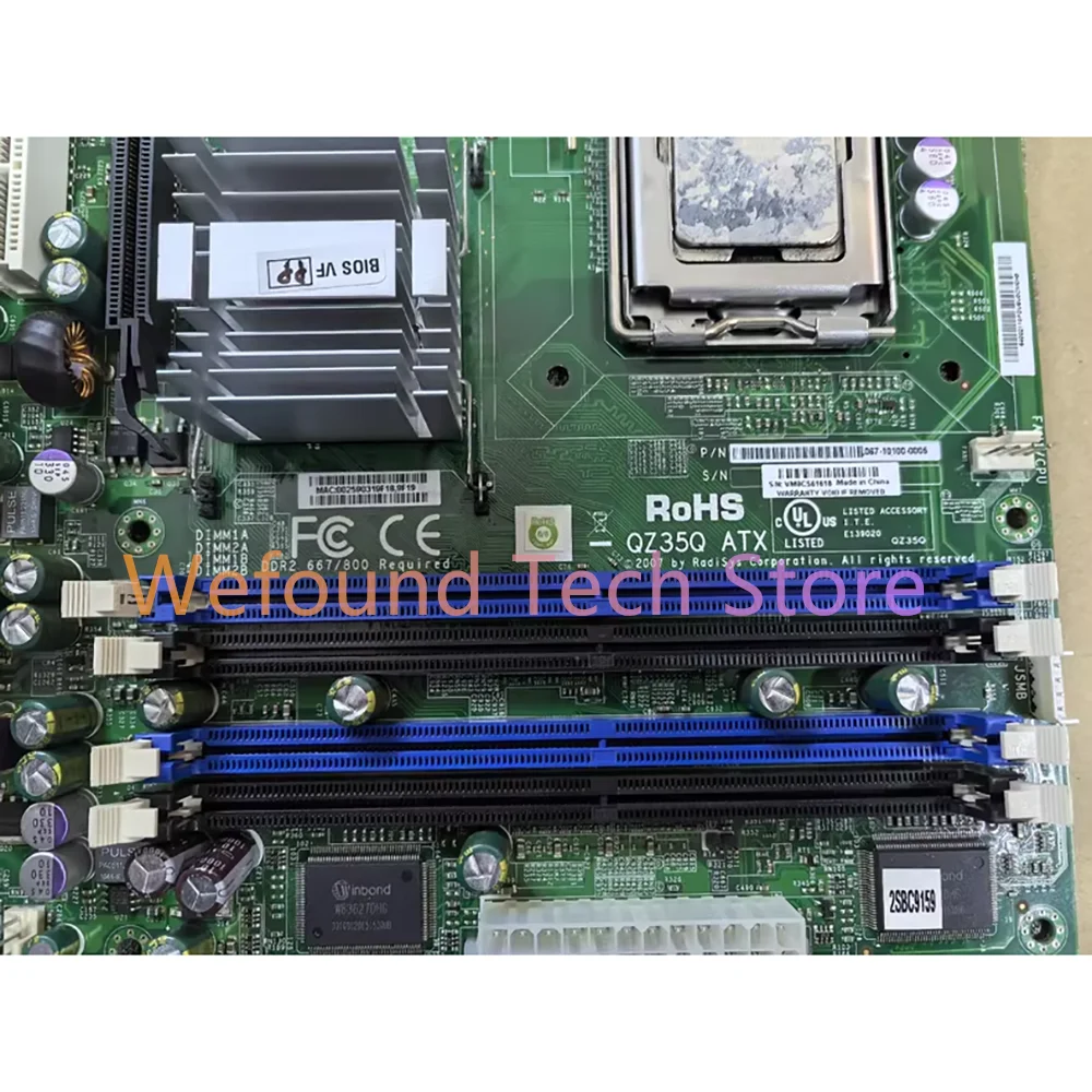 For Supermicro Version QZ35Q ATX 775 Pin Medical Equipment Motherboard C2SBC-RSYS-QZ2 REV1.1
For Supermicro Version QZ35Q ATX 775 Pin Medical Equipment Motherboard C2SBC-RSYS-QZ2 REV1.1