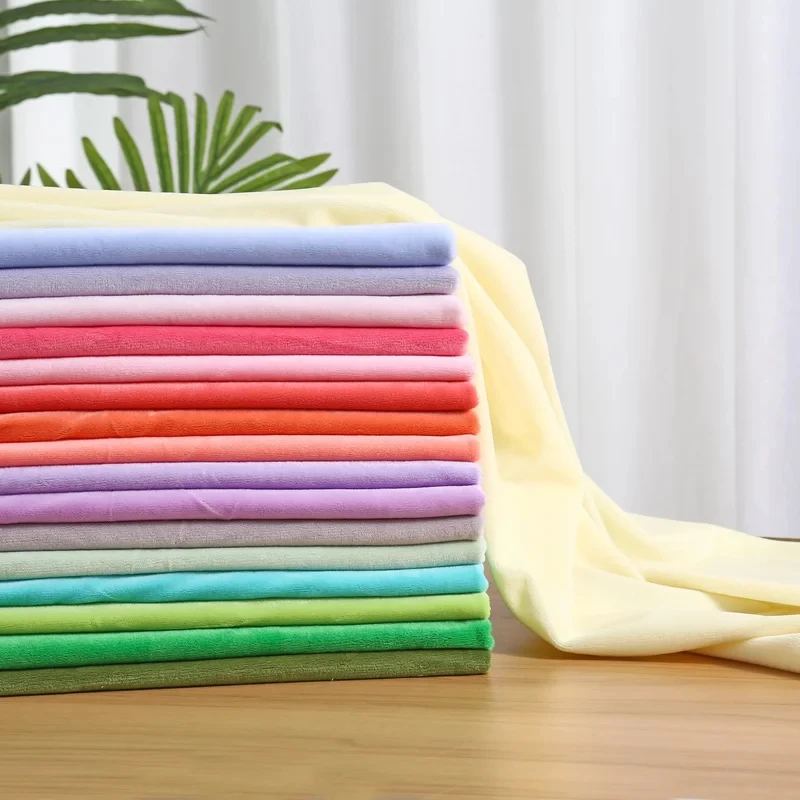 Crystal Super Soft Plush Fabric By The Meter for Sofa Covers Pillowcases Blankets Toys Diy Sewing High Quality Textile Silky
Crystal Super Soft Plush Fabric By The Meter for Sofa Covers Pillowcases Blankets Toys Diy Sewing High Quality Textile Silky