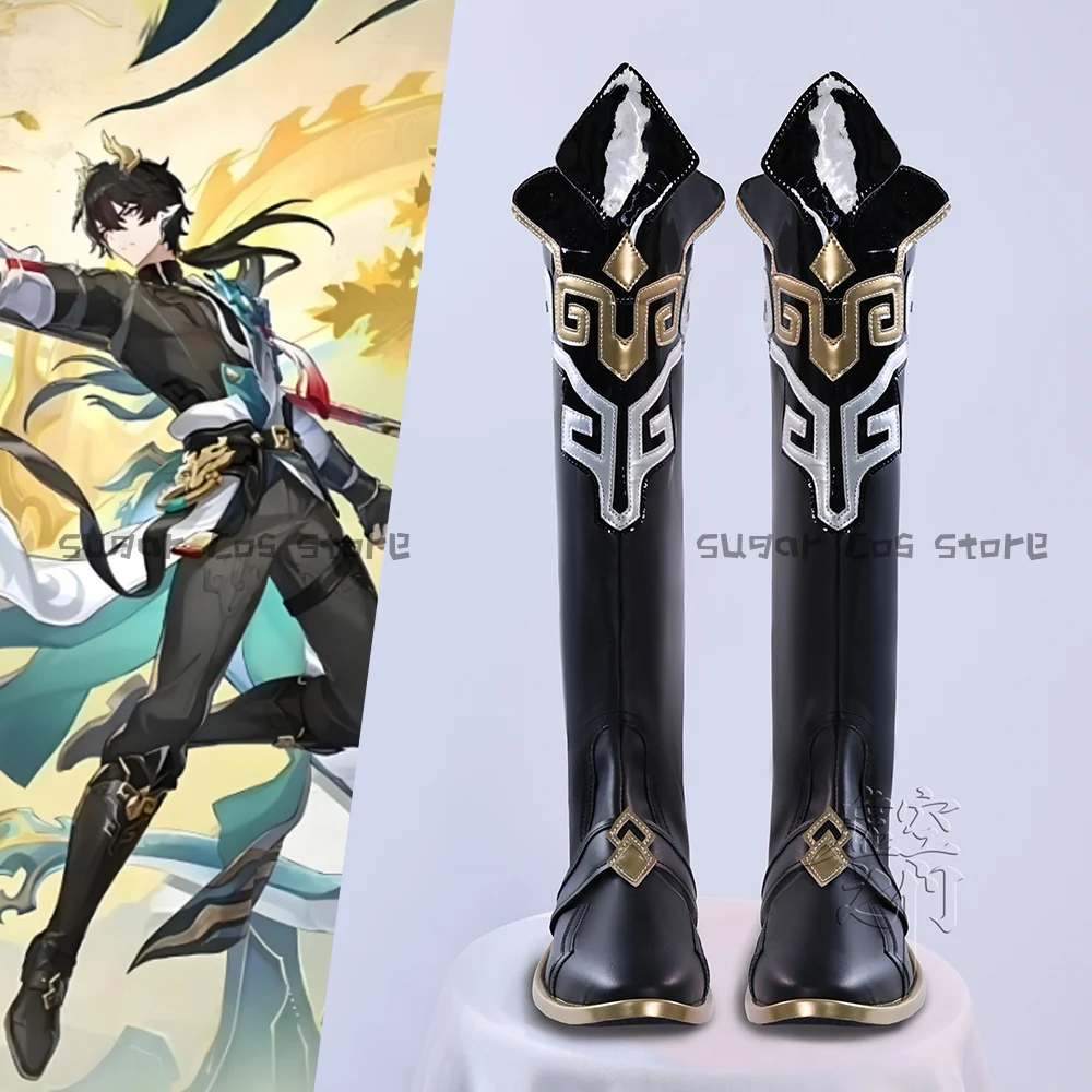 Game Honkai Star Rail Dan Heng Permansor Terrae Cospaly Shoes Boots Black Long Boot For Women Men Halloween Carnival Party Props
Game Honkai Star Rail Dan Heng Permansor Terrae Cospaly Shoes Boots Black Long Boot For Women Men Halloween Carnival Party Props