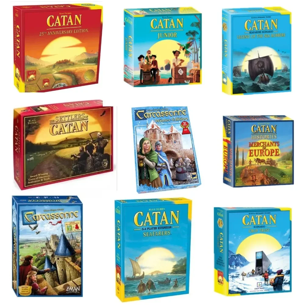 Серия Catan, 7-чудесные оригинальные настольные игры, классические Доббль, семейные друзья, детская игра, карты, игра, площадка, коллекционные игрушки
Серия Catan, 7-чудесные оригинальные настольные игры, классические Доббль, семейные друзья, детская игра, карты, игра, площадка, коллекционные игрушки