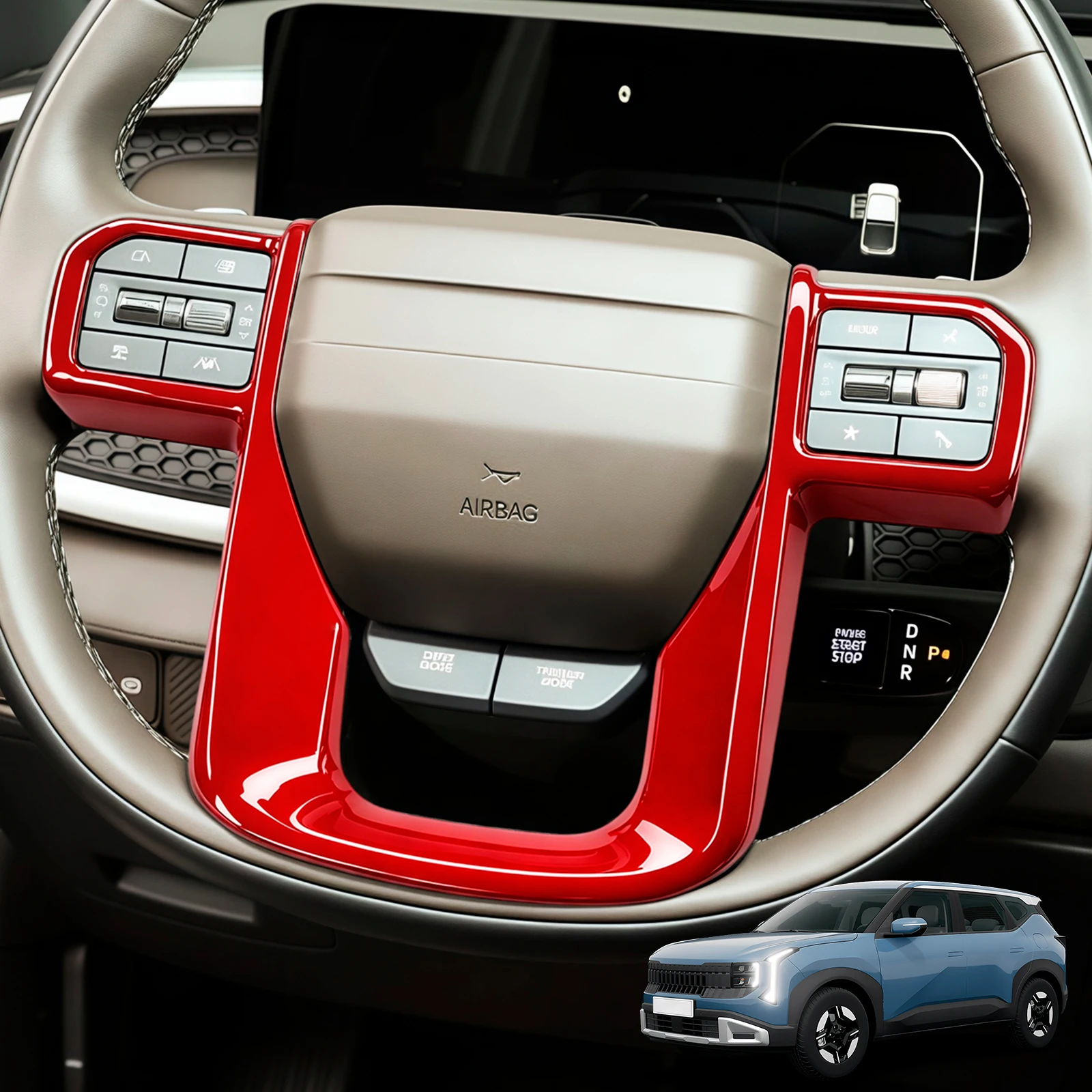 For Kia Seltos SP3 2026-2027 Steering Wheel Button Panel Decoration Cover Interior Modification Trim Accessories
For Kia Seltos SP3 2026-2027 Steering Wheel Button Panel Decoration Cover Interior Modification Trim Accessories