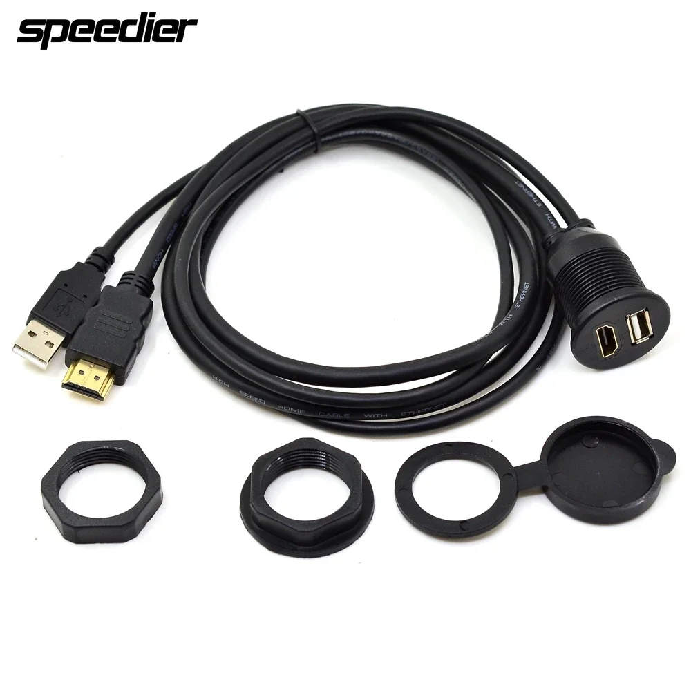 3ft Car USB HDMI AUX Extension Panel Flush Mount Cable For Car Boat and Motorcycle 1M
3ft Car USB HDMI AUX Extension Panel Flush Mount Cable For Car Boat and Motorcycle 1M