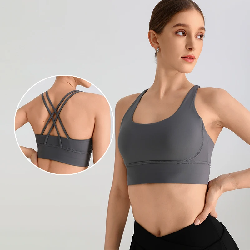 New Slimming High-elastic Yoga Vest Nude Feel Shaping Comfortable Pilates Tops Breathable Anti-slip Sports Top Fitness Running 
New Slimming High-elastic Yoga Vest Nude Feel Shaping Comfortable Pilates Tops Breathable Anti-slip Sports Top Fitness Running