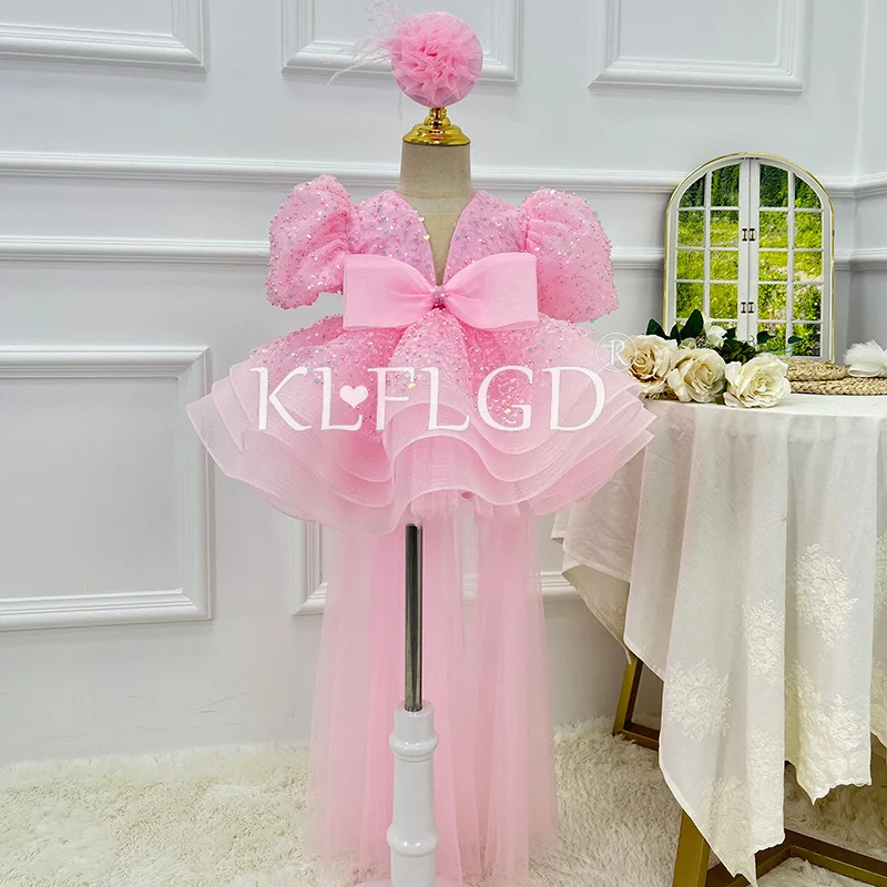 new exquisite girl beauty pageant dress gown performed children's clothing girl birthday party Dragon tail sequins evening dress
new exquisite girl beauty pageant dress gown performed children's clothing girl birthday party Dragon tail sequins evening dress
