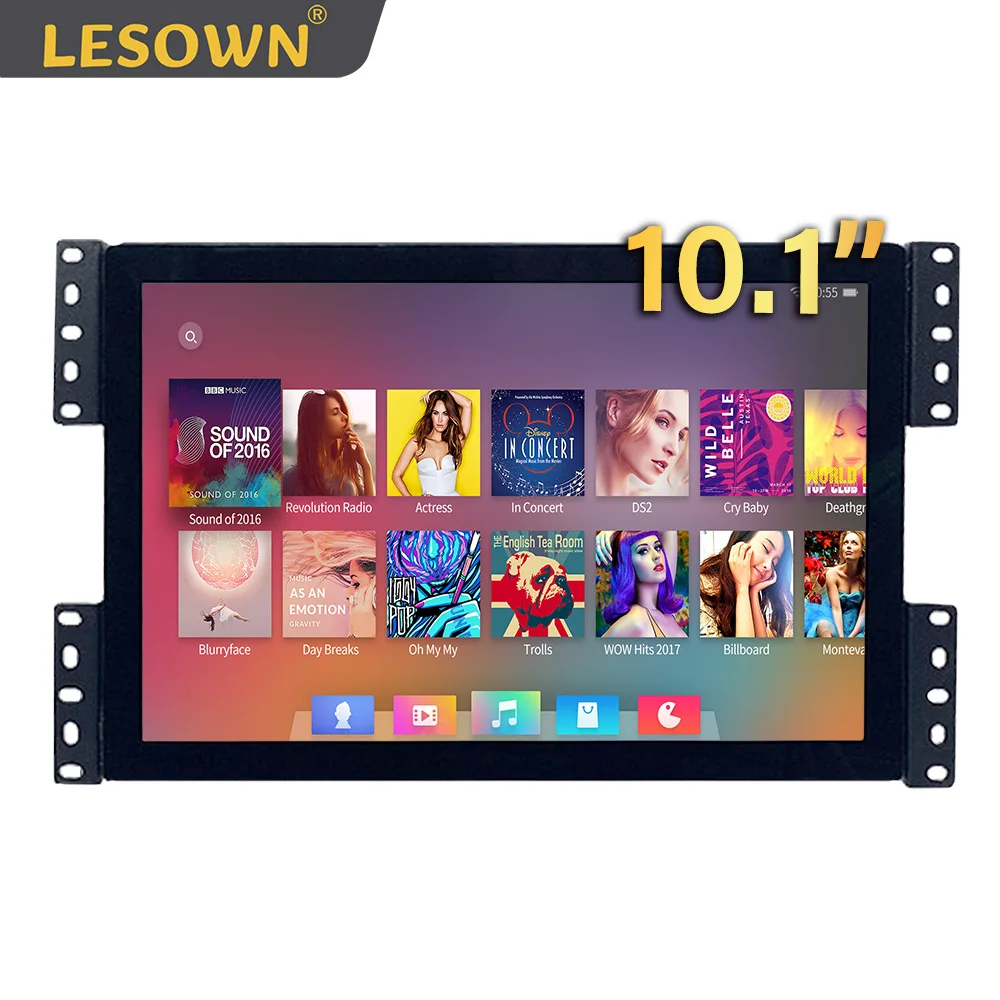 LESOWN 10,1-дюймовый дисплей высокой яркости 1280x800, 300 кд/м2/600-1000 кд/м2, встроенный дисплей для крепления на панели монитора для ПК, ТВ, видеонаблюдения
LESOWN 10,1-дюймовый дисплей высокой яркости 1280x800, 300 кд/м2/600-1000 кд/м2, встроенный дисплей для крепления на панели монитора для ПК, ТВ, видеонаблюдения