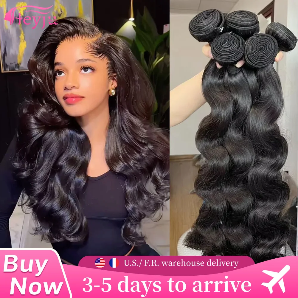 Body Wave Human Hair Bundles 10-36 Inch Unprocessed Virgin Hair Weave 1 or 3 Pcs Double Drawn Thick Ends Natural Black Hair
Body Wave Human Hair Bundles 10-36 Inch Unprocessed Virgin Hair Weave 1 or 3 Pcs Double Drawn Thick Ends Natural Black Hair