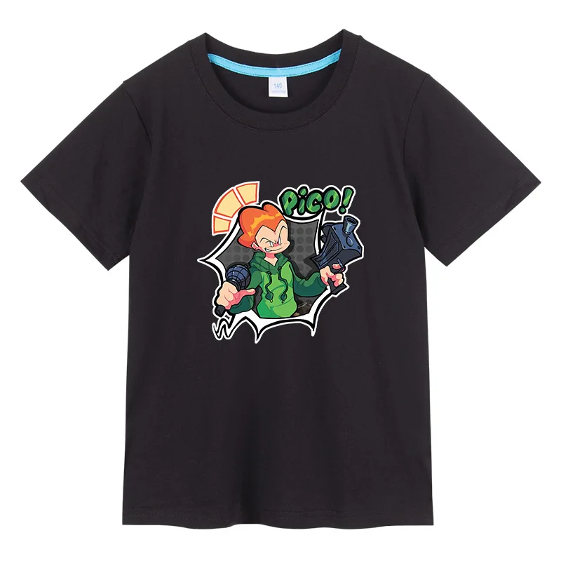 Friday Night Funkin T-shirt Boy Kids Cartoon Game Short Sleeve Children T Shirt Summer Cotton 100% Boy girl Clothing Tops
Friday Night Funkin T-shirt Boy Kids Cartoon Game Short Sleeve Children T Shirt Summer Cotton 100% Boy girl Clothing Tops