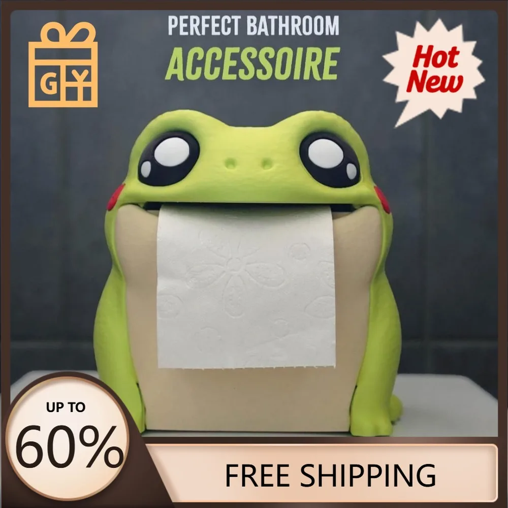 New Frog Funny Home Toilet Paper Holder Creative Design Paper Towels Holders Bathroom Dispensers Accessories Supplies Tissue Box
New Frog Funny Home Toilet Paper Holder Creative Design Paper Towels Holders Bathroom Dispensers Accessories Supplies Tissue Box