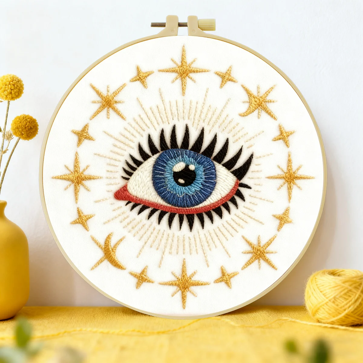 1pc 20X20CM/15X15CM 7.87/6.3inch eye Embroidery Starter Kit DIY kit DIY embroidery kit manualidades Needle Art Sewing Art
1pc 20X20CM/15X15CM 7.87/6.3inch eye Embroidery Starter Kit DIY kit DIY embroidery kit manualidades Needle Art Sewing Art