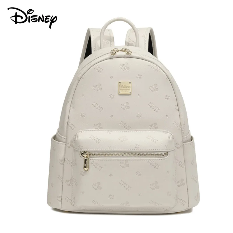 Disney Mickey Mouse Monogram Backpack, 3-Color Faux Leather Daypack with Embossed Logo
Disney Mickey Mouse Monogram Backpack, 3-Color Faux Leather Daypack with Embossed Logo