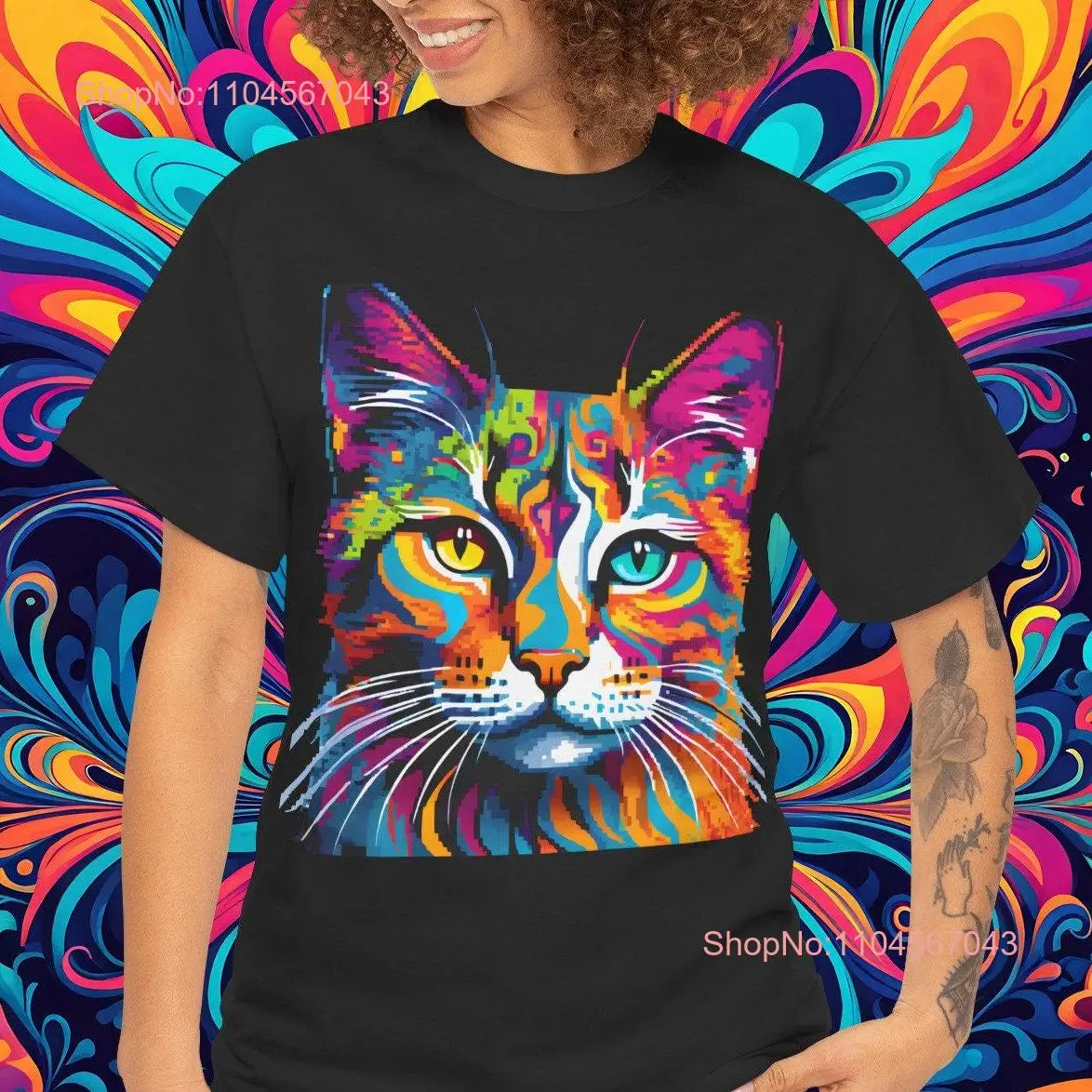 Футболка с психоделическим Weirdcore Cat Trippy Pixel Art Alt Одежда Красочный плотный хлопок Catful Petful That Go Hard
Футболка с психоделическим Weirdcore Cat Trippy Pixel Art Alt Одежда Красочный плотный хлопок Catful Petful That Go Hard