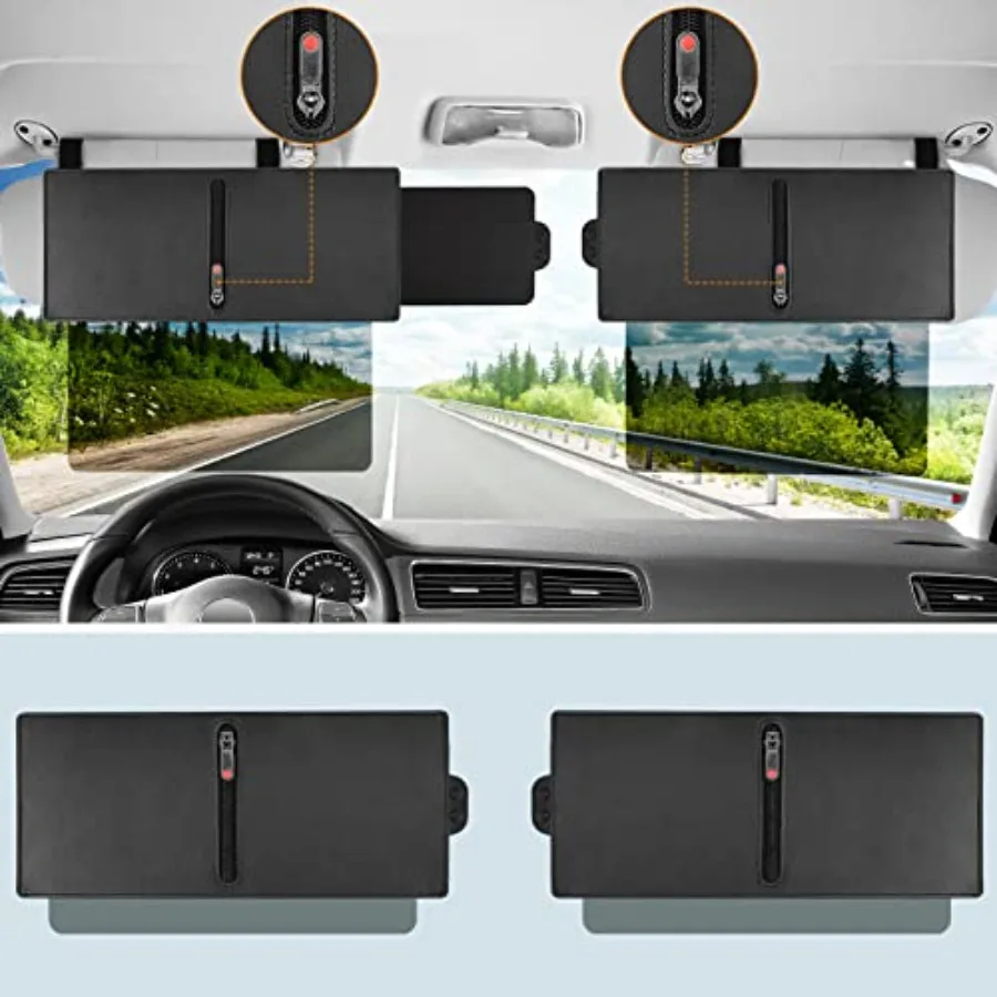 Sun Visor Extender for Car Polarized, Zipper Sliderand Prevents Fingerprints, UV400, PC Lens,Visor Extender Attachment for Car
Sun Visor Extender for Car Polarized, Zipper Sliderand Prevents Fingerprints, UV400, PC Lens,Visor Extender Attachment for Car