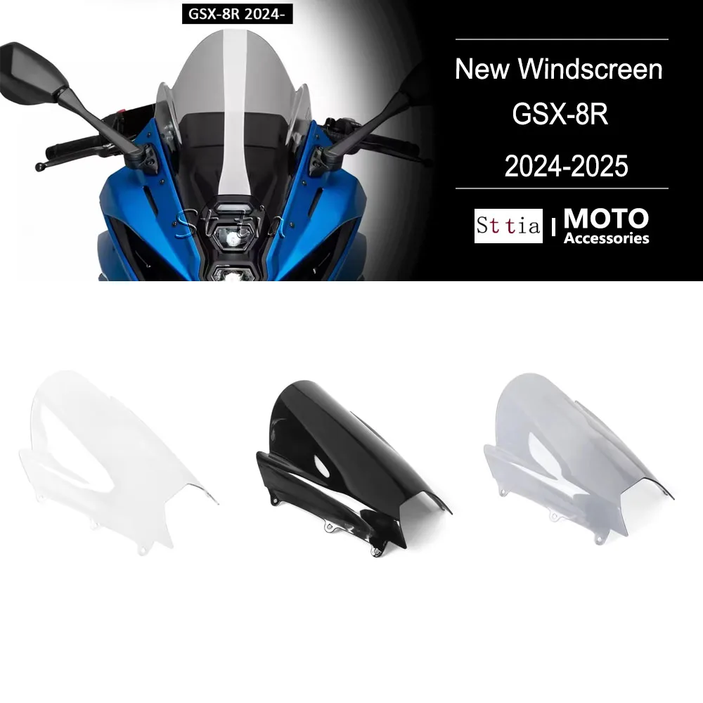 For SUZUKI GSX-8R GSX 8R GSX8R 2024 2025 New Motorcycle Accessories Windshield Windscreen Screen Protector 3 Color
For SUZUKI GSX-8R GSX 8R GSX8R 2024 2025 New Motorcycle Accessories Windshield Windscreen Screen Protector 3 Color