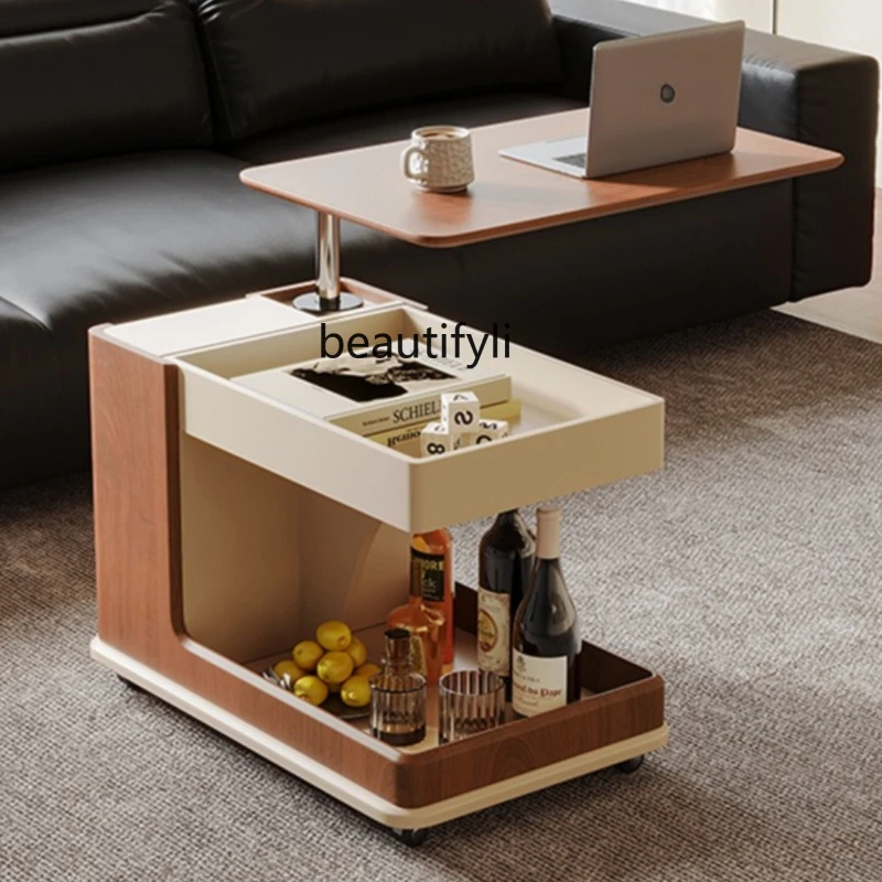 Living room household coffee table sofa side cabinet corner few bedside shelves storage cart
Living room household coffee table sofa side cabinet corner few bedside shelves storage cart