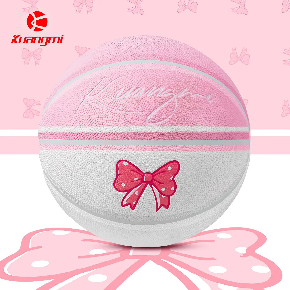 Kuangmi Bowknot Basketball Size 7 PU Leather Training Balls Indoor Outdoor Team Play Games Girls Women
Kuangmi Bowknot Basketball Size 7 PU Leather Training Balls Indoor Outdoor Team Play Games Girls Women