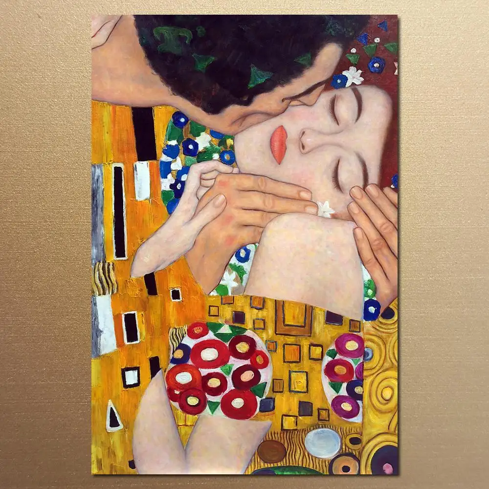 The Kiss Canvas Art in Gold картина Густава Климта романтическое Изображение Современная картина для влюбленных для спальни декор для стен подарок
The Kiss Canvas Art in Gold картина Густава Климта романтическое Изображение Современная картина для влюбленных для спальни декор для стен подарок