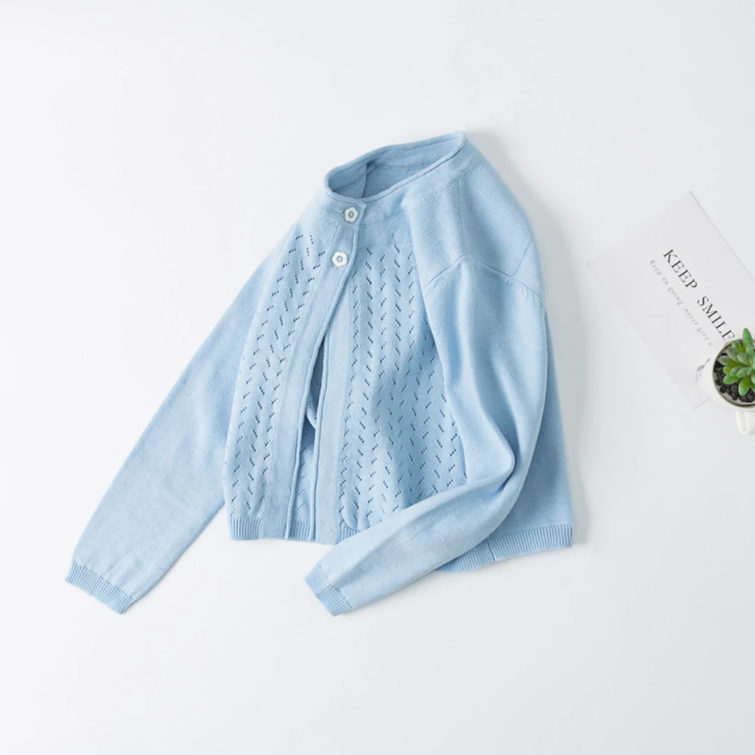 0-4yrs Unisex Baby Sweater Cardigan Blue Cotton Long Sleeve Jacket Baby Girls Coat For 1 2 3 4 Years Baby Clothes
0-4yrs Unisex Baby Sweater Cardigan Blue Cotton Long Sleeve Jacket Baby Girls Coat For 1 2 3 4 Years Baby Clothes