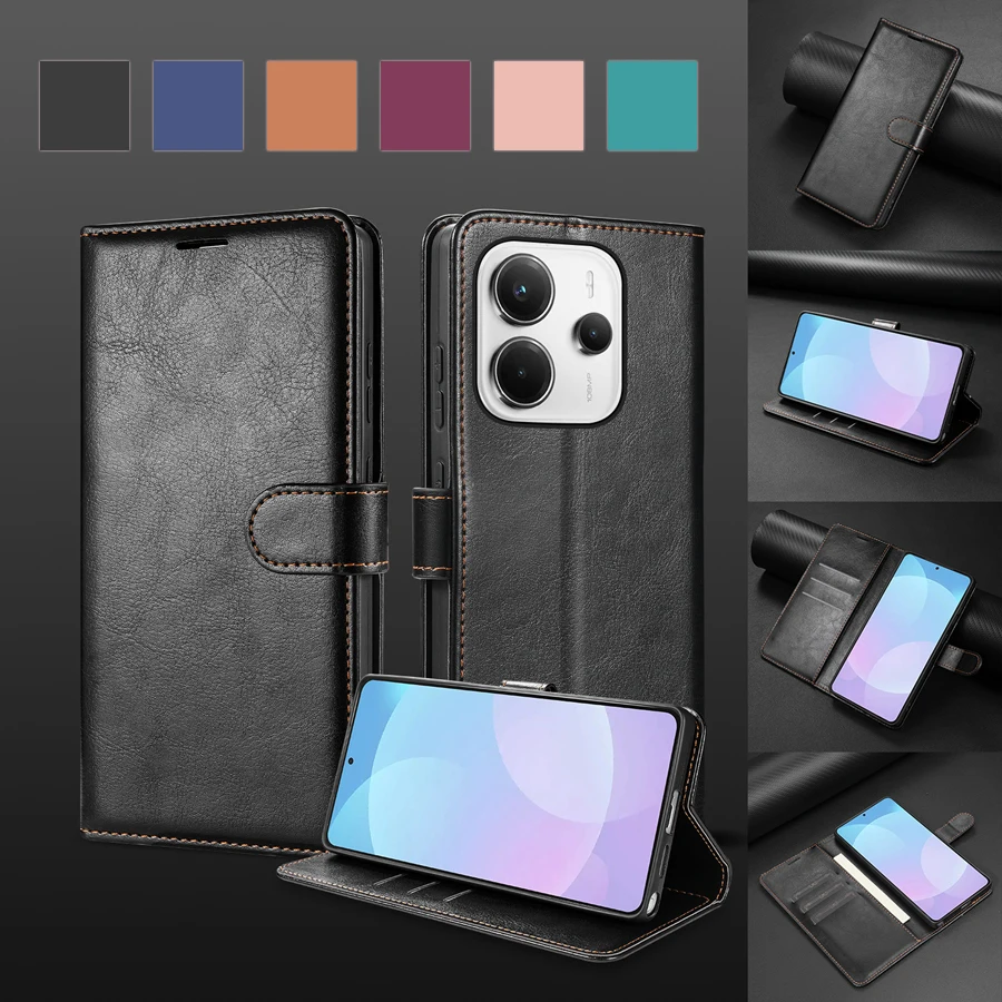 Wallet Magnetic Cap With Card Slot Flip Leather Case For Xiaomi Redmi Note 15 Pro+ 14 14S 13 12 12S 11 11S 10S 10 Pro Cover
Wallet Magnetic Cap With Card Slot Flip Leather Case For Xiaomi Redmi Note 15 Pro+ 14 14S 13 12 12S 11 11S 10S 10 Pro Cover