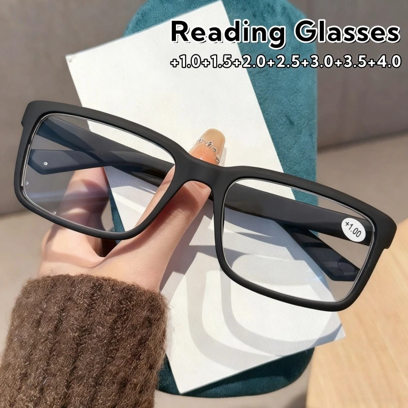 Retro Square Full Frame Presbyopia Glasses Versatile Protect Eyes Blue Light Blocking Eyeglasses Comfortable Design +1.0 To +4.0
Retro Square Full Frame Presbyopia Glasses Versatile Protect Eyes Blue Light Blocking Eyeglasses Comfortable Design +1.0 To +4.0