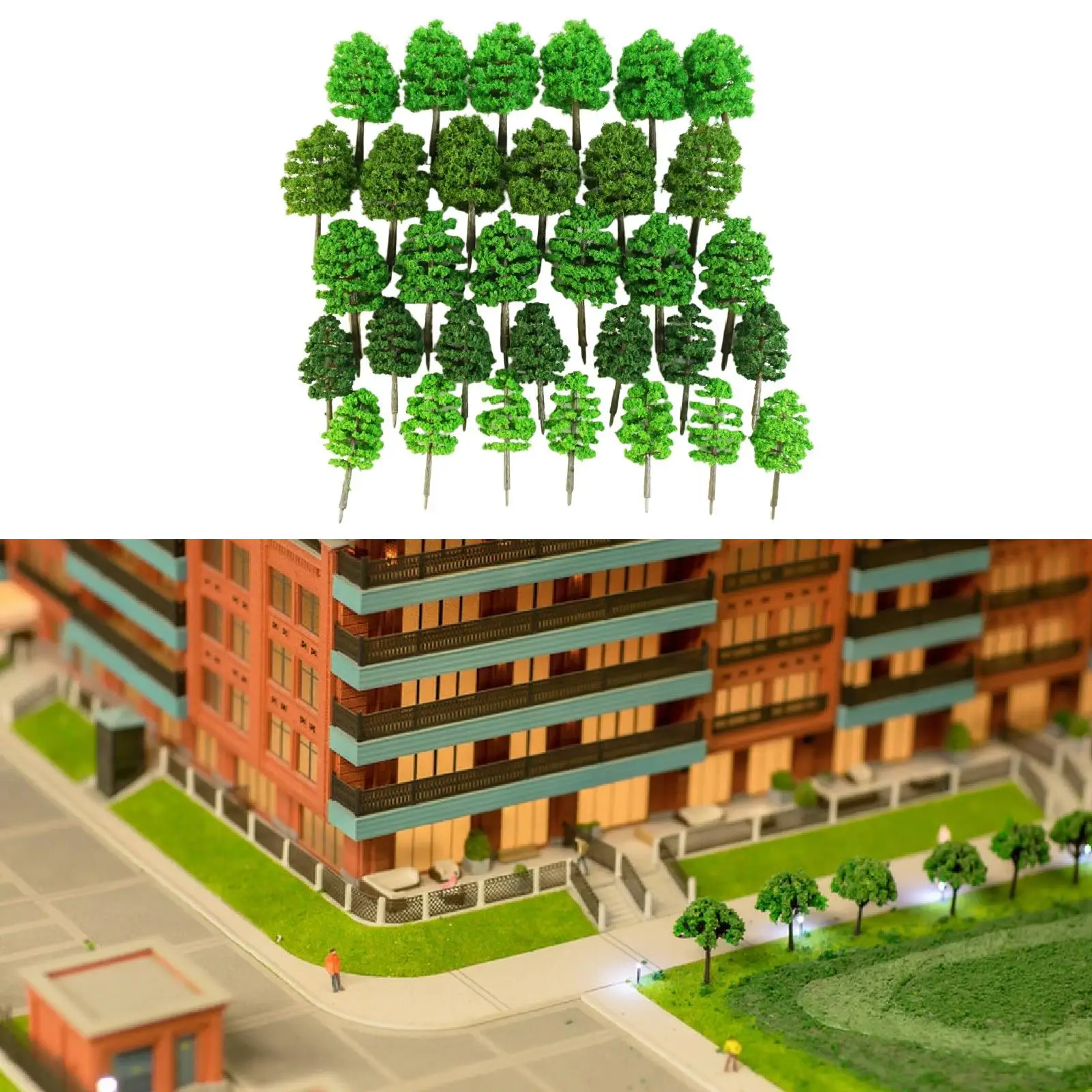 30 Pieces Model Green Trees Miniature 2.76inch and 3.54inch Scenery Architecture Trees Landscape Trees for Photo Prop Railway
30 Pieces Model Green Trees Miniature 2.76inch and 3.54inch Scenery Architecture Trees Landscape Trees for Photo Prop Railway