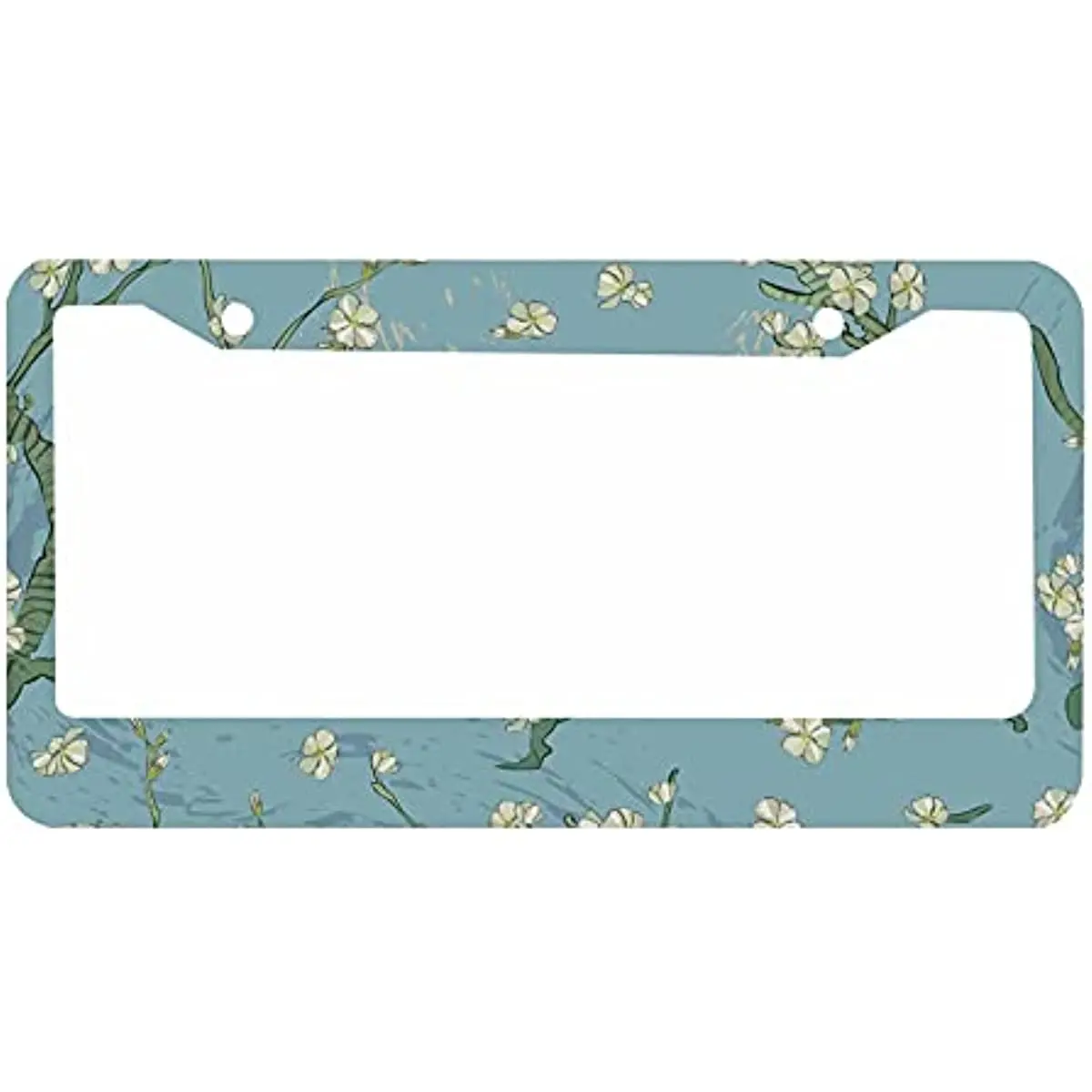 Retro Flowers License Plate Frame Almond Blossom Van Gogh Car Tag Cover Aluminum Auto License Plate Holder for Men Women
Retro Flowers License Plate Frame Almond Blossom Van Gogh Car Tag Cover Aluminum Auto License Plate Holder for Men Women