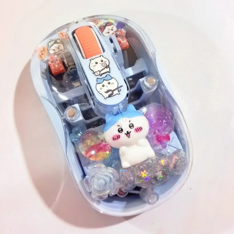 Anime Chiikawa Usagi Bluetooth Wireless Mouse Silent Portable Transparent Cartoon Doll Design for Laptop Computer Office Study
Anime Chiikawa Usagi Bluetooth Wireless Mouse Silent Portable Transparent Cartoon Doll Design for Laptop Computer Office Study